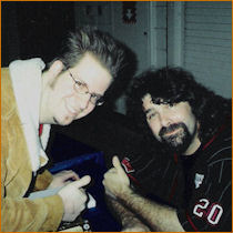 Joey with Mick Foley